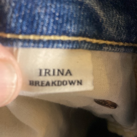Trave Irina light wash (breakdown) slim jeans size 29 distressed inseam 28 - Picture 16 of 16